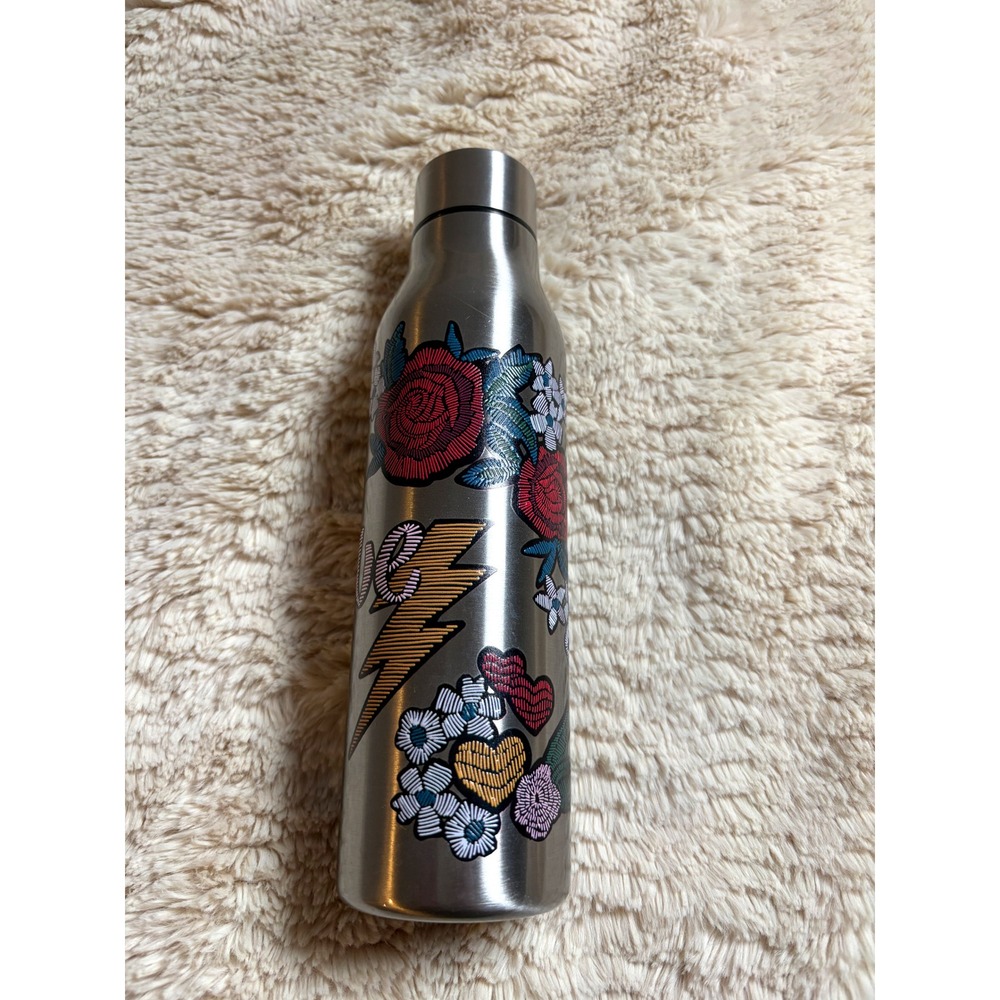 Rare Starbucks LOVE Valentine Stitch 13oz College Stainless Steel Tumbler